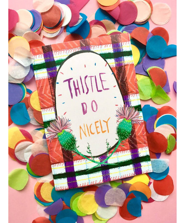 Thistle Do Nicely Greetings Card