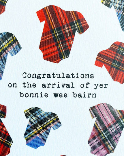Bonnie Bairn | Scottish Greeting Card | New Baby Card