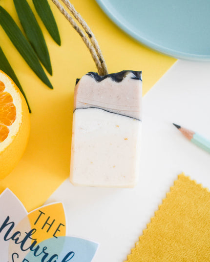 Spiced Orange Soap on a Rope - 100g / Vegan