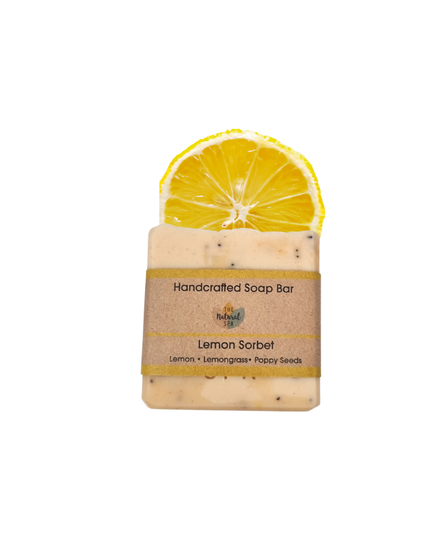 Lemon Sorbet Cold Process Soap 100g