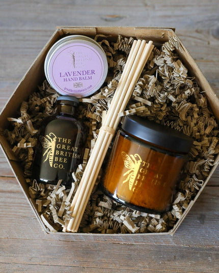 Bee Company * Well-Being Hexagon Gift Set - Lavender