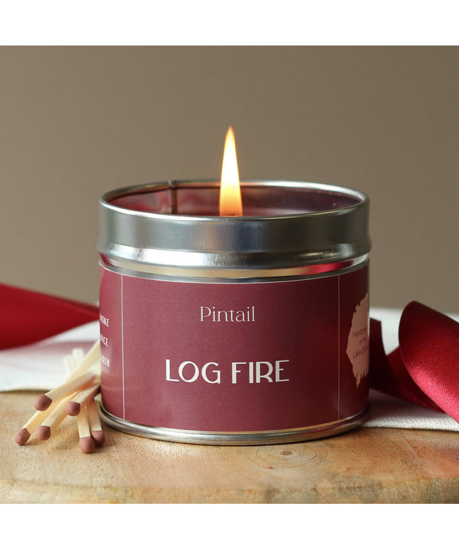 Log Fire Classic Tin