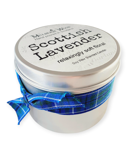 Scottish Lavender Scented Handmade Soy Wax Candle