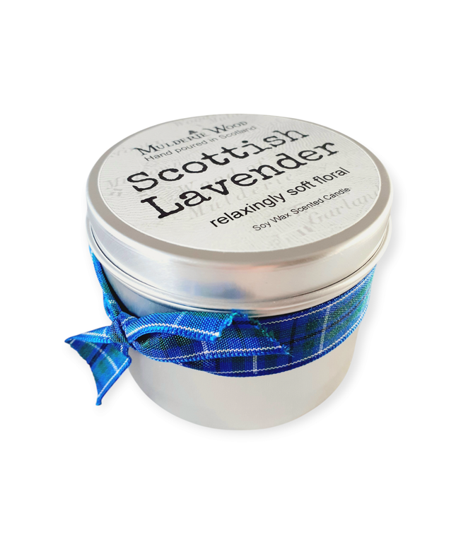 Scottish Lavender Scented Handmade Soy Wax Candle