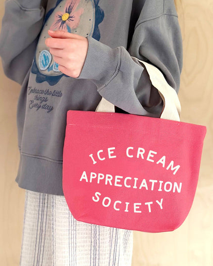 Ice Cream Appreciation Society - Little Bright Pink Bag
