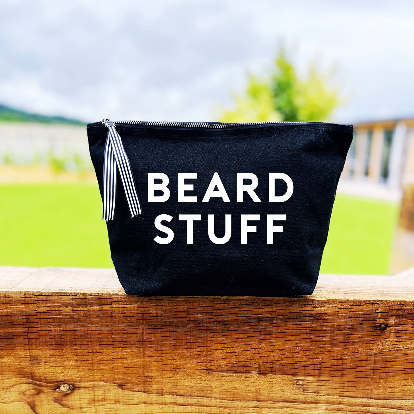 Beard Stuff Large Pouch - Black