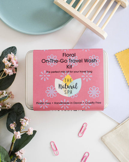 Floral Mini "On-The-Go" Soap Kit