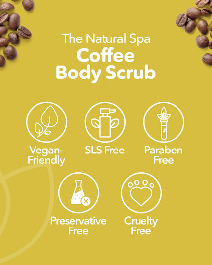 Coffee Natural Body Scrub - 75g tin - Letterbox