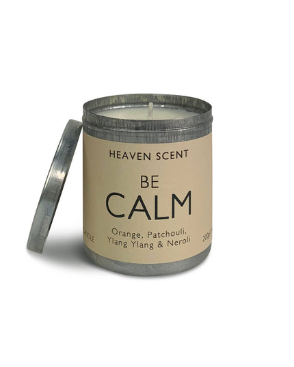 Be Inspired / Be Calm - 200g Tin Candle Be Calm: Orange‚ Patchouli‚ Ylang Ylang & Neroli