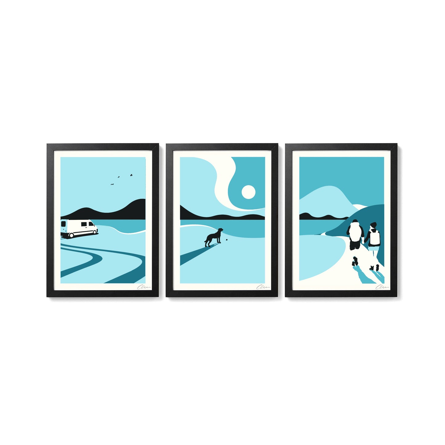 Last Trip Of Summer -  Walkers A4 Screenprint