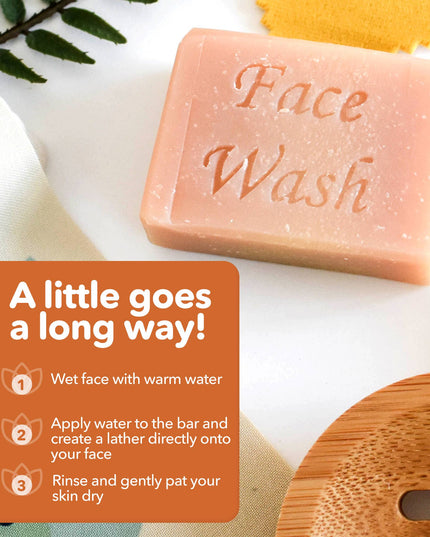 Grapefruit Lemongrass Face Wash - Cleansing bar