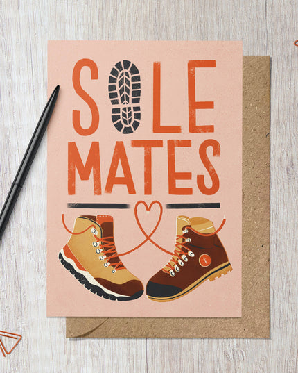 Sole Mates | Hiking Love Greeting Card