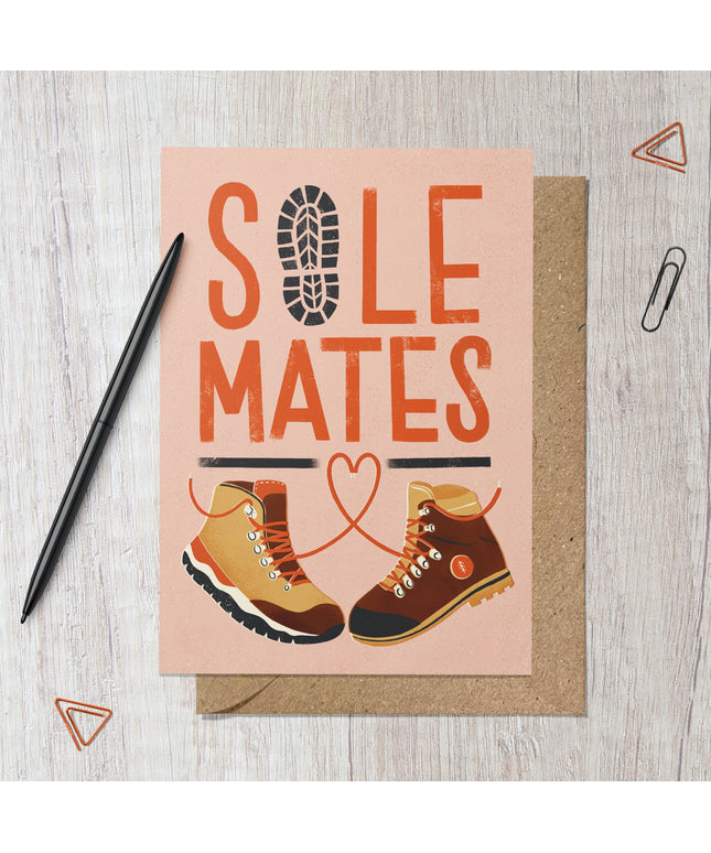 Sole Mates | Hiking Love Greeting Card