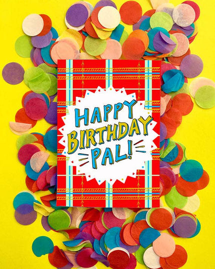 Happy Birthday Pal! Scottish Birthday Card- Friend Pal Card