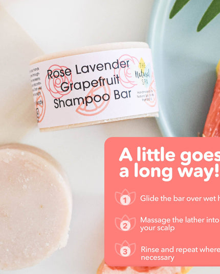 Rose, Lavender, Grapefruit Shampoo Bar