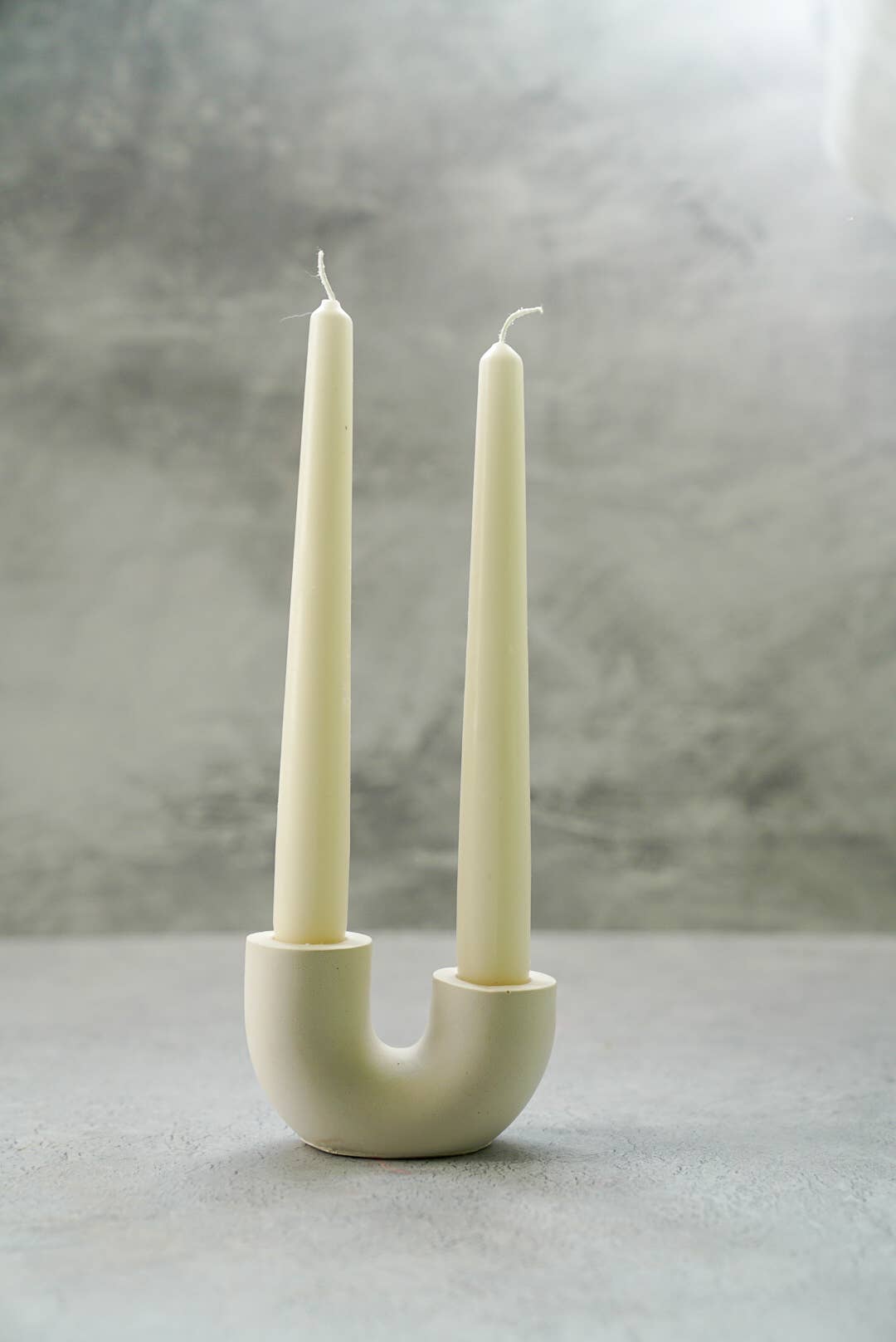 U Shape Dinner Candle Holder - Handmade pieces