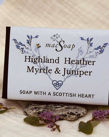 Highland Heather, Myrtle & Juniper. Scottish Botanical Soap