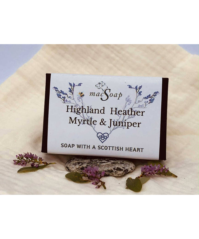 Highland Heather, Myrtle & Juniper. Scottish Botanical Soap