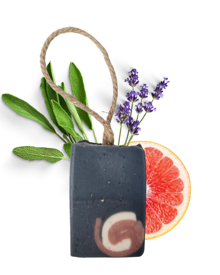 Earth Soul * Cold Process Soap on a Rope - Vegan