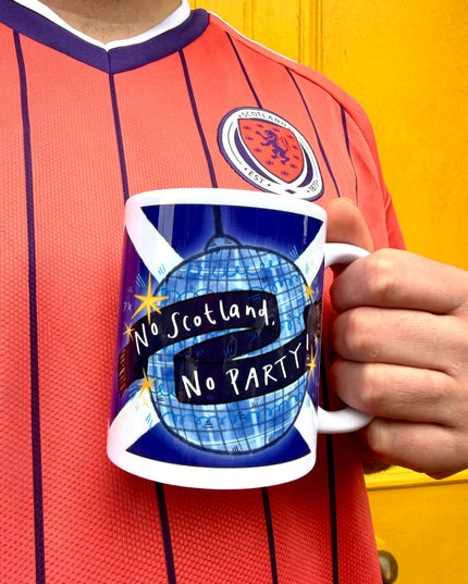 No Scotland, No Party! World Cup Scottish Football Mug