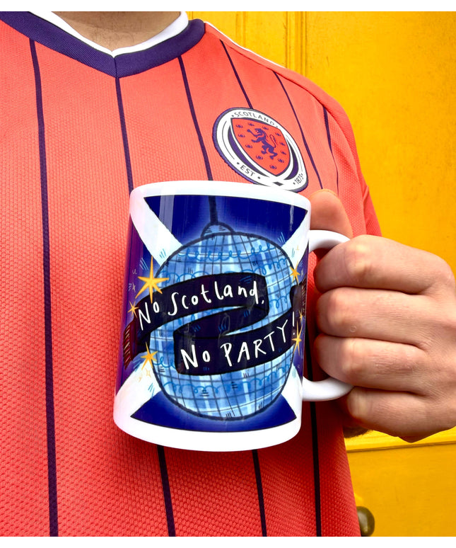 No Scotland, No Party! World Cup Scottish Football Mug