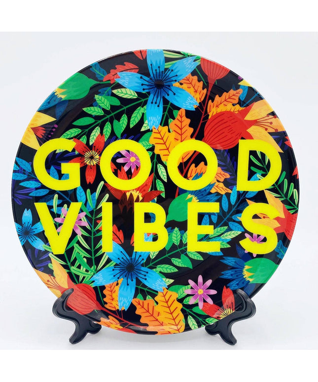 6 Inch Plate, Good Vibes