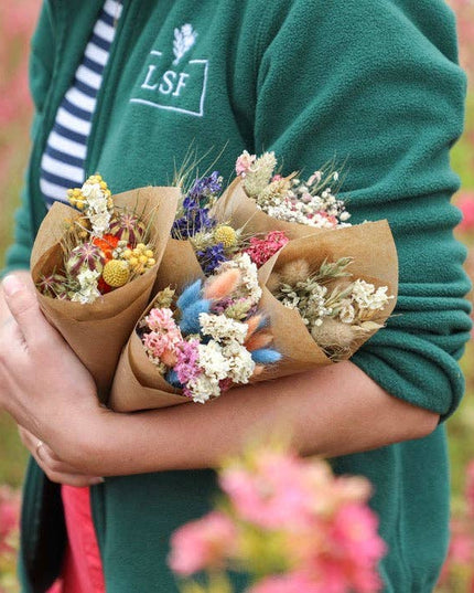 Mini Dried Flower Colourful Bouquet