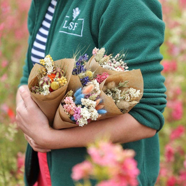Mini Dried Flower Colourful Bouquet
