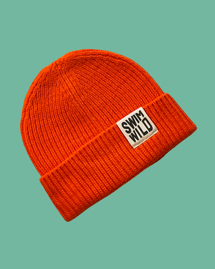 Knitted Hat - Orange