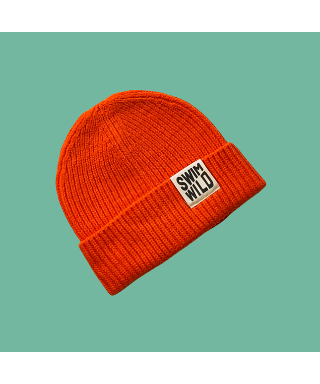 Knitted Hat - Orange