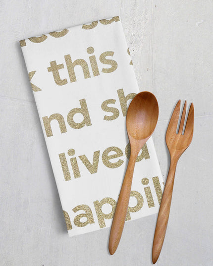 Funny Tea Towel - A Wise Woman Tea Towel