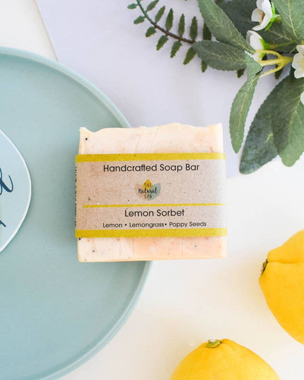 Lemon Sorbet Cold Process Soap 100g