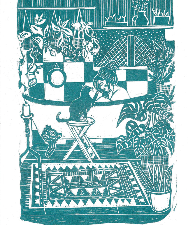 Bathtime Riso ArtPrint