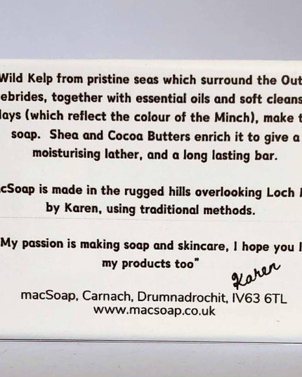 Hebridean Seaweed, Rosemary & Lavender. Scottish Soap
