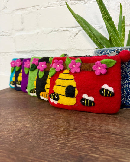 Felt Beehive Purse
