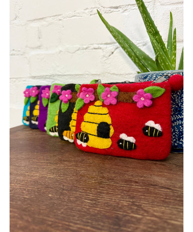 Felt Beehive Purse