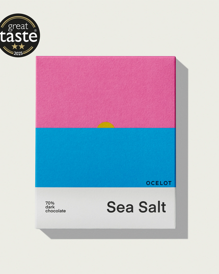 Organic 70% Dark Chocolate bar * Sea Salt  70g