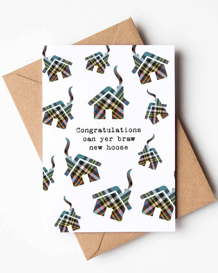 Braw New Hoose | Scottish Greeting Card | New Home Card