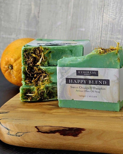 Happy Blend: Sweet Orange and Pumpkin Cold Process Soap