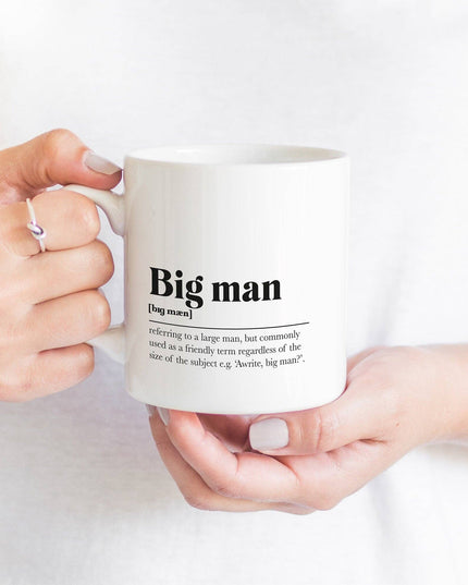 Big Man ** Scots Saying Mug