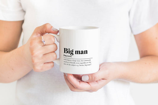 Big Man ** Scots Saying Mug