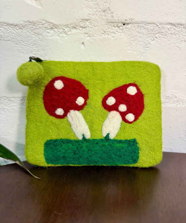 Assorted Felt Toadstool Purse