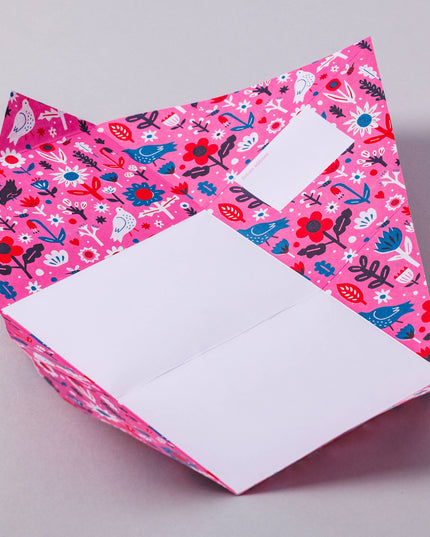 Fiesta Pigeon, Folding Stationery Letter Set - Pack of 6