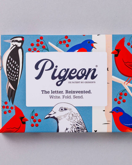 Carnival of Colour Pigeon, Folding Letter Pack, Pack of 6
