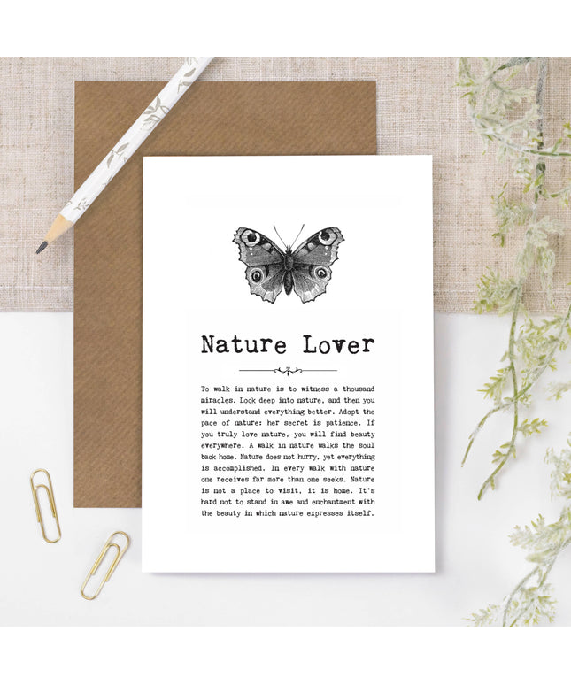 Nature Lover Card For Outdoorsy Folk