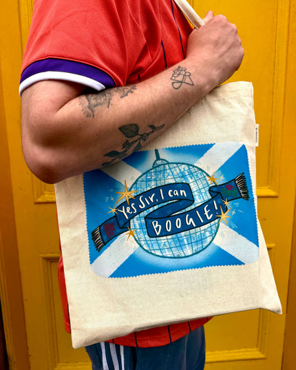Yes Sir I can Boogie! Scotland World Cup Tote Bag
