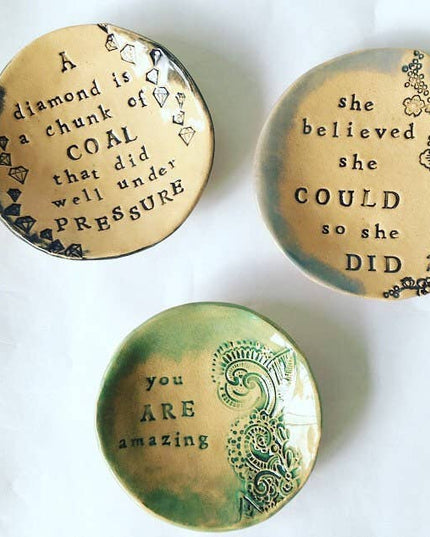 She believed she could - trinket dish