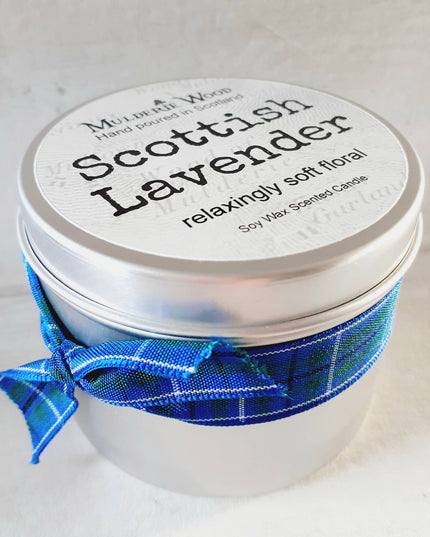 Scottish Lavender Scented Handmade Soy Wax Candle