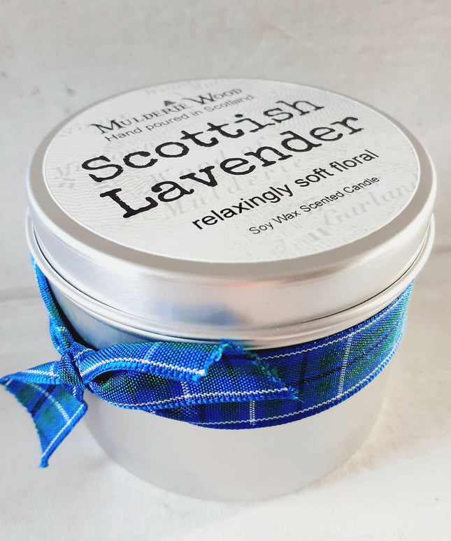 Scottish Lavender Scented Handmade Soy Wax Candle