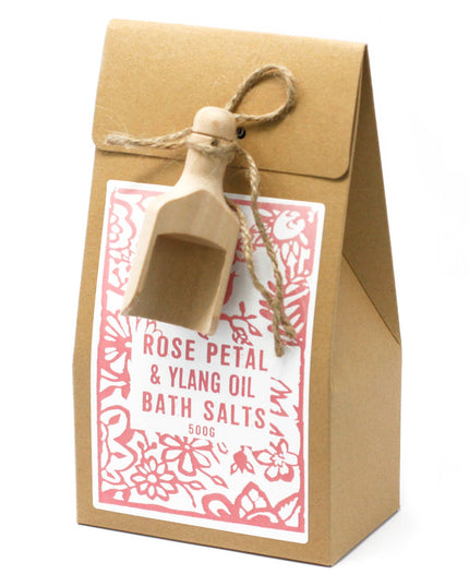 Bath Salt 500g - Ylang and Rose Himalayan